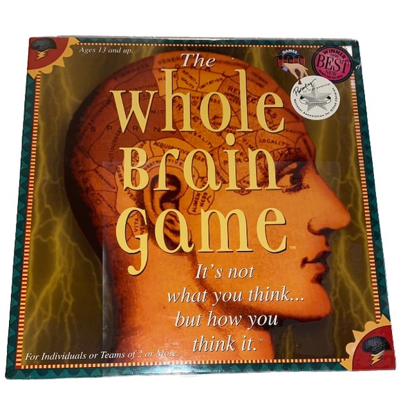 The Whole Brain Game It's Not What You Think but How You Think - Picture 1 of 2